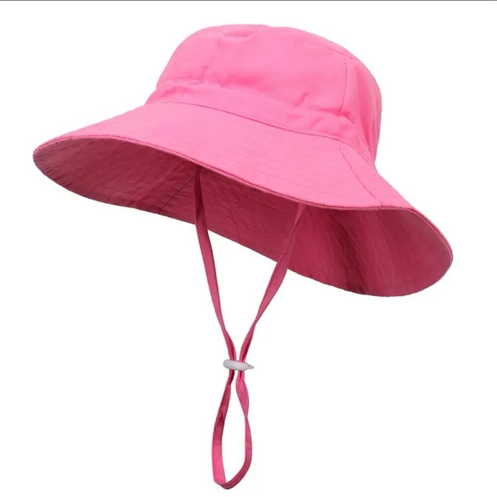 New baby toddler sun hat rose 6-24 months
